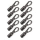thumbnail image 5 of 10 Conjuntos de Tapas de Extreme de Cordón 8 mm Con Tornillos, Broches de Garra de Extreme de la Cuerda y Cierres, Aleación de Zinc, Manualidadas de Cuer de Clips,, 5 of 7