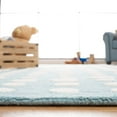 thumbnail image 4 of SAFAVIEH Kids Neutral Polka Dots Area Rug, Blue/Ivory, 5' x 5' Square, 4 of 8