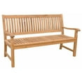 thumbnail image 1 of Teak Del-Amo 4-Seater Bench, 1 of 1