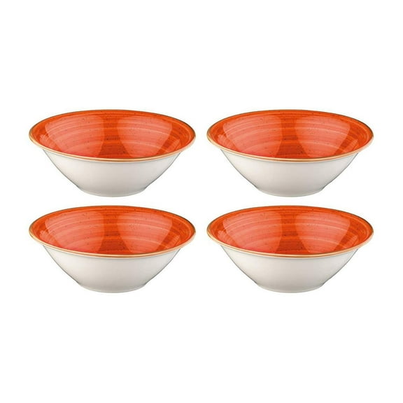 Terracota dia.7" h:2.5" 23 oz. Round Terracotta Vitrified Bowl (Set of 4)