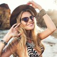 thumbnail image 5 of C2Blue Gafas de sol Mujer Diseñador popular Retro Hombres Estilo de verano Gafas de sol, 5 of 5