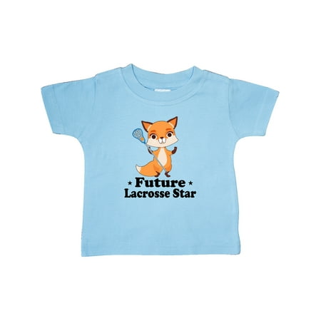 

Inktastic Future Lacrosse Star Outfit Gift Baby Boy or Baby Girl T-Shirt