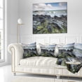 thumbnail image 3 of Designart Rocky North Ireland - Seashore Photography Throw Pillow - 18x18, 3 of 5
