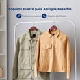 thumbnail image 4 of Ganchos de Madera Premium Serenelife, Ahorradores de Espacio, Resistentes, con Gancho Metálico Giratorio de 360°, para Abrigos, Pantalones y Vestidos, Cereza, Pack 20, 4 of 7