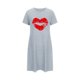 thumbnail image 4 of Camisón corto de talla grande para mujer, camisón de manga corta con estampado de pecho a la moda, camisón para mujer, 4 of 5