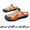 C-02-Orange, variant on Men's Slip-On Mule Sneakers Backless Anti-Slip Walking Shoes - Lightweight Breathable Casual Sport Shoes for Driving Travel