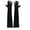Black, variant on 20.47'' Satin Evening Gloves Long Party Dance Elbow Arm Length Opera Cosplay