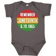 thumbnail image 3 of Inktastic Remember Juneteenth 6.19.1865 Boys or Girls Baby Bodysuit, 3 of 5