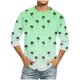 thumbnail image 1 of Tops para hombre, blusas y camisas de cuello redondo y manga corta para hombre, blusas casuales de moda con cuello redondo y manga corta, blusas para hombre, blusas de poliéster para hombre, 1 of 4
