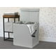 thumbnail image 5 of Cesto para ropa sucia Simple Houseware doble con tapa gris, 5 of 7
