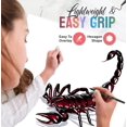 thumbnail image 4 of Juego de 24 lápices de colores Black Widow Scorpion Core, 4 of 8