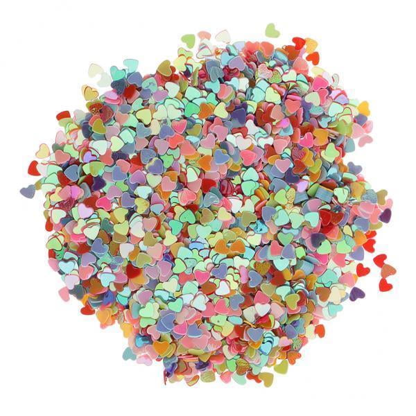 Confeti de con corazones de amor,Dispersión de boda, de ,Bricolaje y manualidades,Decoración de de fiesta,Dispersión de corazón, confeti,Decoración Colcomx Confeti de mesa con corazones de amor