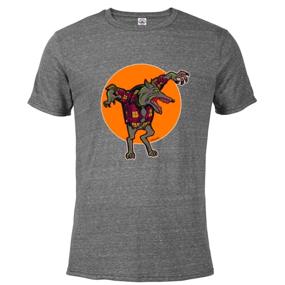 Disney 100 Nightmare Before Christmas Halloween Wolfman - Short Sleeve Blended T-Shirt for Adults - Customized-Graphite Snow Heather