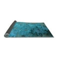 thumbnail image 2 of Ahgly Company Indoor Square Oriental Light Blue Industrial Area Rugs, 5' Square, 2 of 4