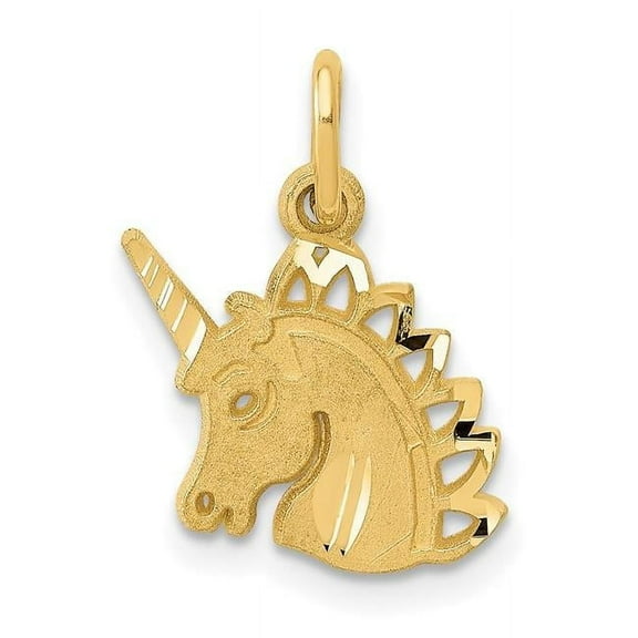 Finest Gold 14K Yellow Gold Unicorn Charm