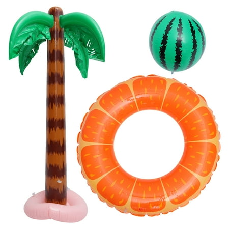 

HOMEMAXS 1Set PVC Hawaiian Party Decorations Photo Props for Decoration Swimming Ring