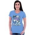 thumbnail image 4 of Purple Smurfs GNAP Manga Cartoon Women's T Shirt Ladies Tee Brisco Brands M, 4 of 6