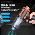 thumbnail image 5 of Hyknon Handheld Car Vacuum Cleaner High Power Cordless Vacuum Cleaner & Air Duster Portable Compact Vacuum Cleaners for Home Office Vehicle, Type-C Rechargeable, 5 of 7