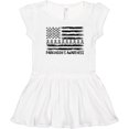 thumbnail image 3 of Inktastic Parkinson's Awareness Gray Ribbons and Flag Girls Toddler Dress, 3 of 5