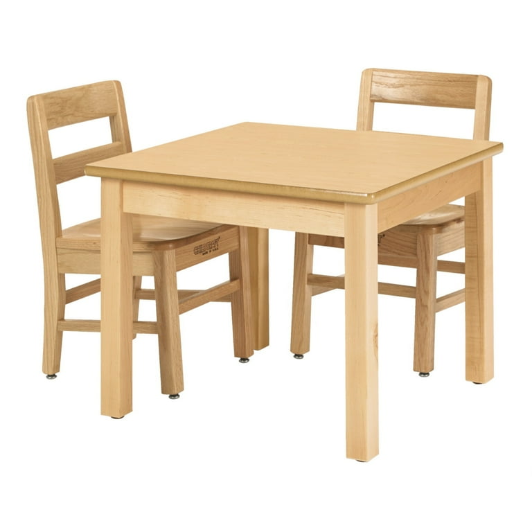 Childcraft Wood Table Laminate Top 30 Inch Square 18 3 4 Inch