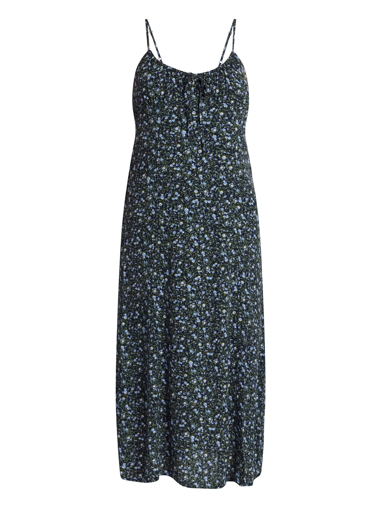 No Boundaries Shirred Midi Dress, Women's XXS-XXL