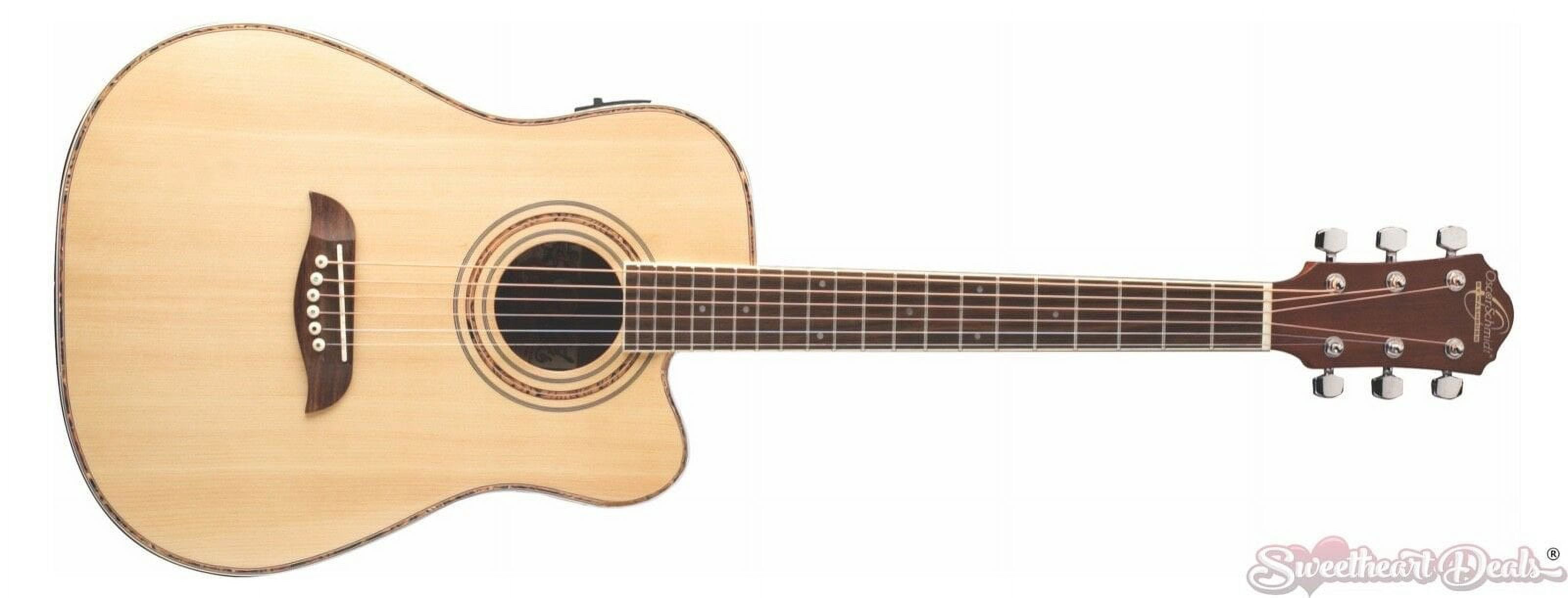 Oscar Schmidt OG1CE -Acoustic Electric 3/4 Dreadnought Sz Guitar Natural Finish