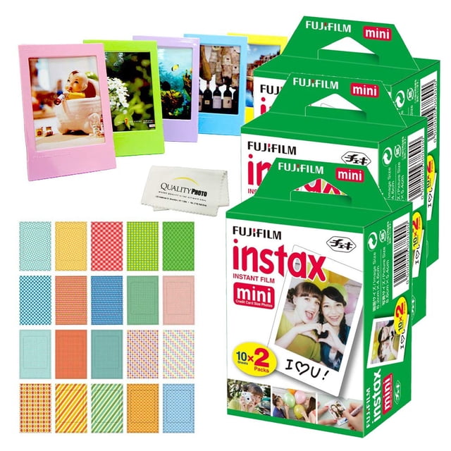 Paquete de 60 hojas de película instantánea Fujifilm Instax Mini