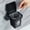 Black, variant on Trash Can Ashtray With Lid Stainless Steel Ashtray Bathroom Wall Hanging Notch Anti-fly Ash Ashtray