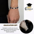 thumbnail image 3 of Graduation Gift for Him - Class of 2024 College Masters High School Graduate Inspirational Compass Beads Bracelet Graduation Gifts for Boys Men Son Boyfriend Nephew Senior Students, 3 of 6