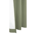 thumbnail image 5 of Commonwealth Thermalogic Weather Cotton Fabric Grommet Top Panel - 160x84" - Sage, 5 of 5