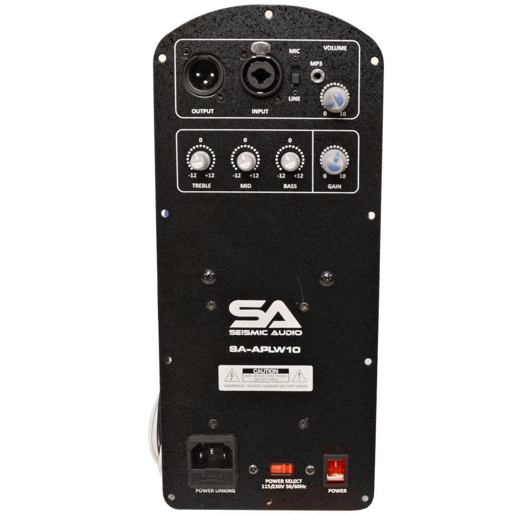 seismic audio plate amplifier