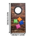 thumbnail image 3 of Solid Wood Vintage Cornhole Game Set One 22.8, 3 of 7
