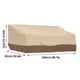 thumbnail image 4 of Cubierta de sofá para varias personas al aire libre A prueba de lluvia Hogar Recubierto de plata Tela Oxford Patio delantero Cubiertas de banco Accesorios para muebles exteriores Tipo 2 Beige Marrón Yuarrent HA010209-03B, 4 of 6