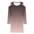 thumbnail image 5 of Summer Dress for Women,Dress for Women,Womens Summer Printed Fashion Long Sleeve Turndown Collar Dress,Long Sleeve Dress for Women,Womens Summer Dress, 5 of 5
