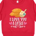 thumbnail image 3 of Inktastic Hanukkah Funny Latke Toddler Sweatshirt, 3 of 4