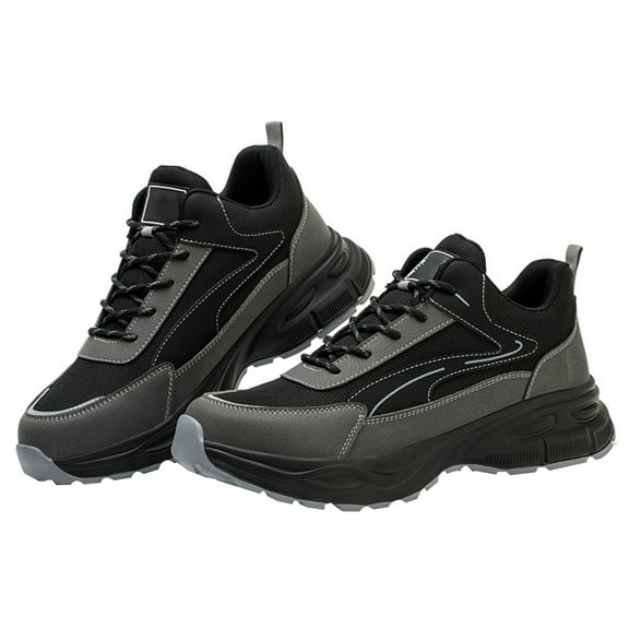 Safety Trainers Mens Steel Toe Cap Trainers Lightweight Safety Work Shoes Non-Slip Work Trainers Puncture Proof Shoes 5.5-10