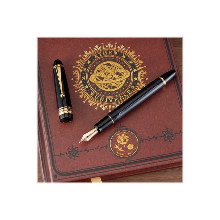 Pilot 60480 Custom 823 Smoke Black Fountain Pen Gift Set, Medium