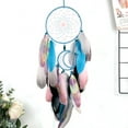 thumbnail image 4 of CxhicLuv Dream Catcher Wall Decor, Handwoven with Feathers and Beads, Catches Bad Dreams, Suitable for Bedroom and Car, Brings Positive Energy, Unique Housewarming Gift, Blue, 4 of 4