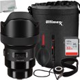 thumbnail image 1 of Ultimaxx Essential Sigma 14mm f/1.8 Lens (L-Mount) Bundle - Includes: 32GB Ultra Memory Card, Water-Resistant Lens Pouch, Universal Lens Cap Keeper & More (9pc Bundle), 1 of 9