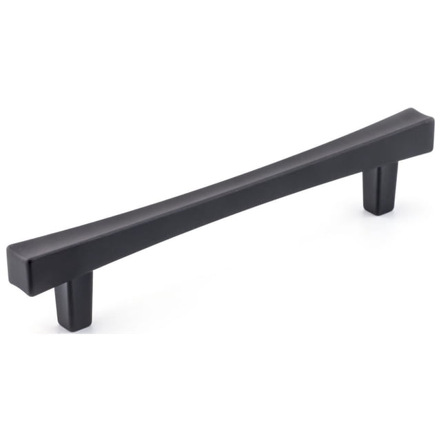 Richelieu Hardware BP7227128900 Westmount Collection 5-in (128 mm) Center, Transitional Cabinet Pull, Matte Black, 5