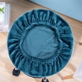 thumbnail image 2 of Housse de Tabouret Rond Housse de Coussin de Siège Bleu, 2 of 8