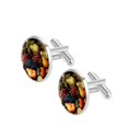 thumbnail image 2 of Fruit Men's Cufflinks for Formal Attire, Made of Stainless Steel, for Business Meetings, 2 of 6
