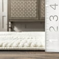 thumbnail image 3 of nuLOOM Marissa High/Low Diamond Tassel Area Rug, 5' 3" x 7' 6", Off White, 3 of 9