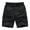 Black, variant on Men's Short Pants Casual Solid Color Button Elastic Waist Lightweight Basic Comfy Classic Shorts Cotton Simple Summer Shorts with Pockets