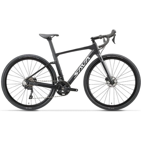 SAVADECK Carbon Gravel Road Bike,T800 Carbon Gravel Dis Brake Bicycle with Professional Adventure Shimano GRX400 20 Speed Groupset and Extra Wide Tires 700CX40C for Various Road.