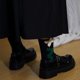 thumbnail image 2 of Zhuge 3 pares de calcetines finos de algodón para mujer, calcetines de algodón suave para mujer por encima del tobillo (negro), 2 of 2