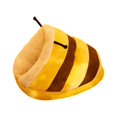 thumbnail image 3 of Cama cueva para gatitos, cama para gatos para perros, almohada interior para dormir suave, nido para gatos para mascotas de otoño e invierno, nido par XL amarillo, 3 of 8