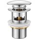 thumbnail image 5 of IBERGRIF M11052 Lucca, Grifo de Lavabo Retro, Mezclador de Baño Vintage, Cromo, Plata y Desagüe de Baño M20502, Desagüe de Lavabo Pop Up, Cromo, Plata, 5 of 5