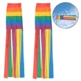 thumbnail image 2 of Rainbow Column Windsock for Hanging Use Made with Lightweight Polyester Multi 5 inches x 35 inches, 2 of 9