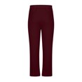 thumbnail image 3 of Qgtaibl Fleece Sweatpants for Men Casual Straight Leg Open Bottom Joggers Drawstring Elastic Waist Athletic Pants with Pockets Wine (Men's 3X), 3 of 4